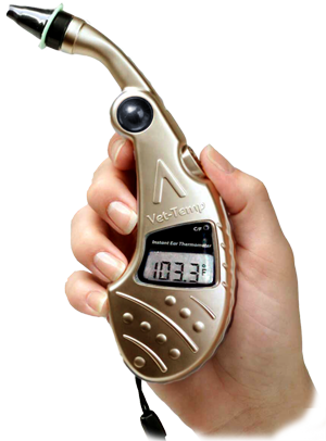 rapid digital thermometer for small animals