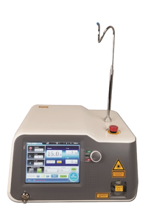 Veterinarian Diode Surgical Laser used for cutting and coagulation during surgery.